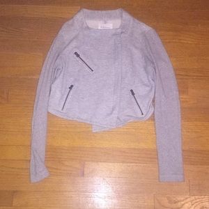 Grey longsleeved hip jacket